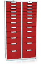 Univerzální kontejner pro pracovní stoly 1773 x 963 x 600 - 24x zásuvka